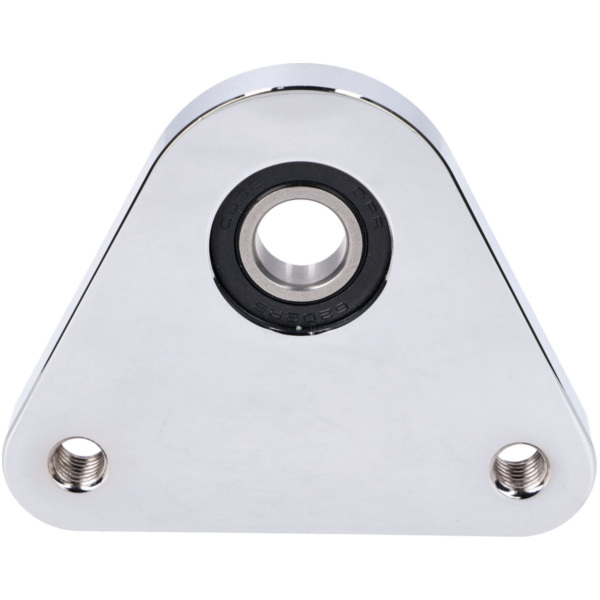 Flansch Hinterrad / Lagerplatte swiing Racing Aluminium Chrom für Piaggio Ciao, Si, Bravo, Boxer 43834