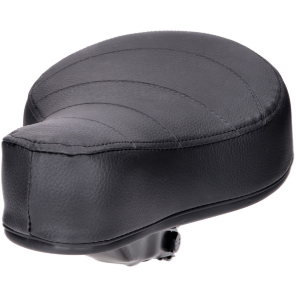 saddle / seat flat black quilted spring-mounted with Puch logo for Puch moped 44265