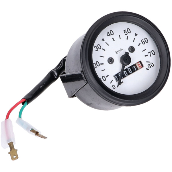 speedometer 80km/h round shape 60mm for Puch, Simson, Kreidler, Sachs Zündapp and others 44279