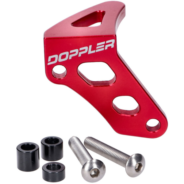clutch lever stop Doppler aluminum red for Minarelli AM6 44588-RE fitting for Rieju Spike  50  2008, 1,8/8,8 PS, 1,3/6,5 kw