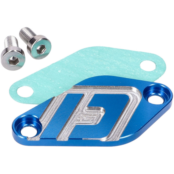 Mischpumpe oil pump cover Doppler V2 blue for Minarelli AM6, for: Derbi EBE, EBS, D50B 4459