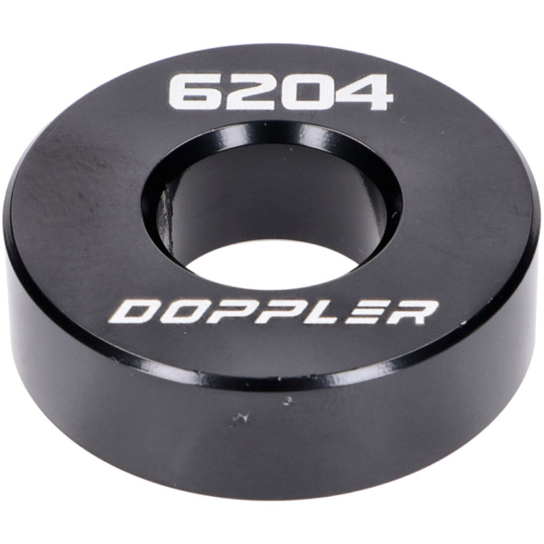 Lagerdummy Doppler Aluminium CNC schwarz für 6204 Lager 49413