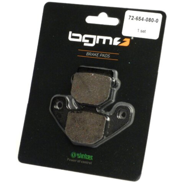 Brake pads -BGM 47.4x37/85x42mm- Gilera Runner, Piaggio NRG, Peugeot (Heng Tong)Speedfight 1 / Speedfight 2 / Elyseo / TKR / Kis fitting for Peugeot Speedfight Ultimate Edition 50 VGA S1BBBA/BBCA 2008, 4,6 PS, 3,4 kw