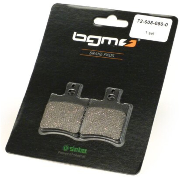 Brake pads -BGM 39.8x54mm- for: APRILIA SR 50cc Europa, Urban Kid, Viper 1994 (f