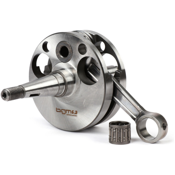 Crankshaft -BGM PRO, direct intake, stroke = 57mm, conrod = 105mm- Motovespa 125, Motovespa 150S - gudgeon pin Ø15mm (needle rol