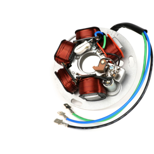 Ignition -BGM ORIGINAL stator (point set ignition, 3 cables, 12V, AC)- for: Vesp