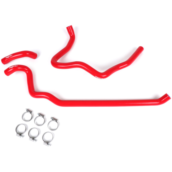 Coolant hose set -BGM PRO silicone 180°C- Vespa GT 125-200, Vespa GTL 125-200, Vespa GTS 125-300, Vespa GTV 125-250 - red 50838