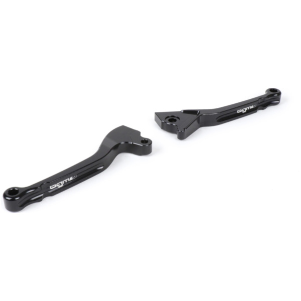 Pair of brake levers -BGM PRO CNC Sport, short (130mm)- for: Vespa LX, LXV, S, P