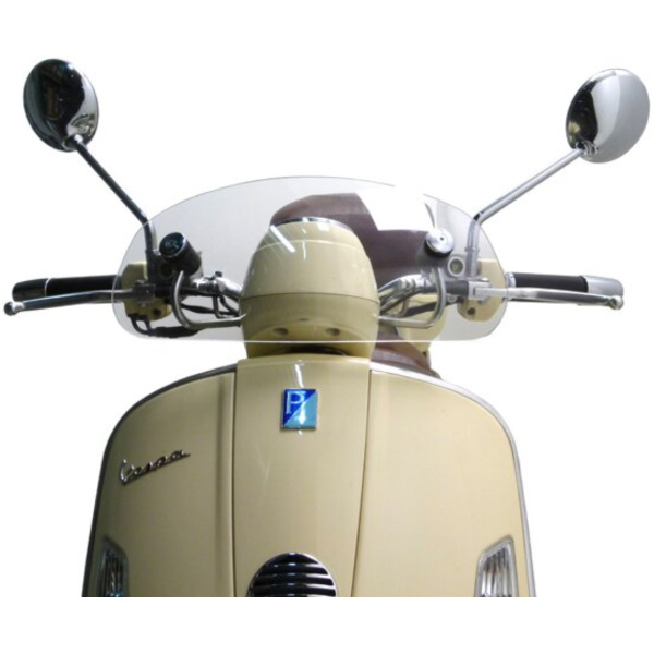 Flyscreen -MOTO NOSTRA, w=435mm, h=195mm- for: Vespa GTV, GT 60 - colourless 514