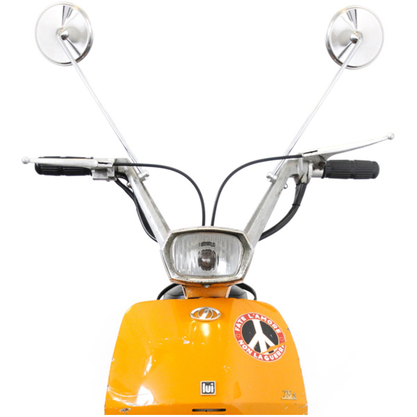 Mirror stainless steel -bgm PRO- for: Lambretta Lui 50CL, Lui 75 S&SL , Luna, Ve