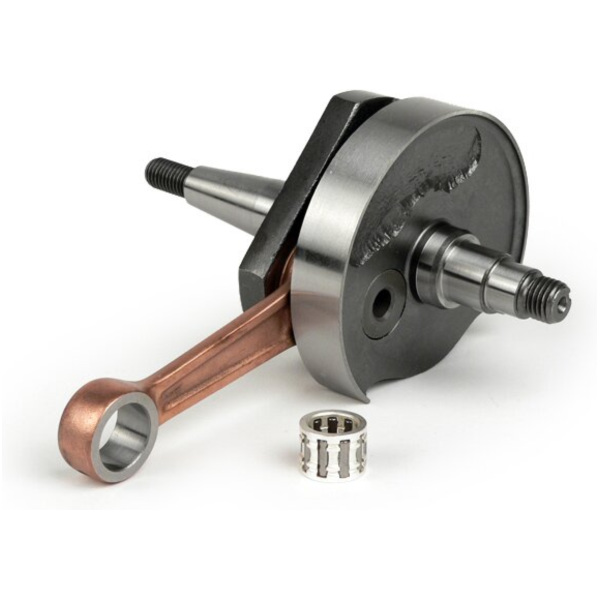 Crankshaft -BGM ORIGINAL Standard (rotary valve)- for: Vespa V50, PK50 S (Ø 19mm passend für Vespa V  50 V5SA1T 1977, 2,5 PS, 1,8 kw