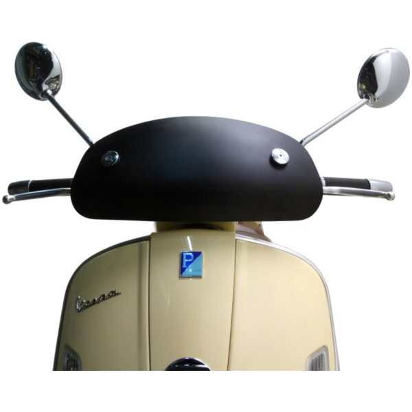Flyscreen -MOTO NOSTRA, w=435mm, h=195mm- Vespa GTV, GT 60 - smoke grey 51601