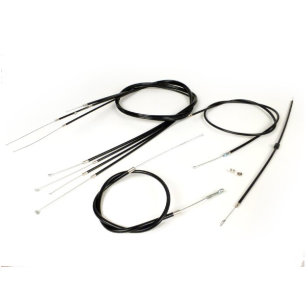 Cable set -BGM ORIGINAL, PE inner liner- Vespa P-range (-1984) - black 51870