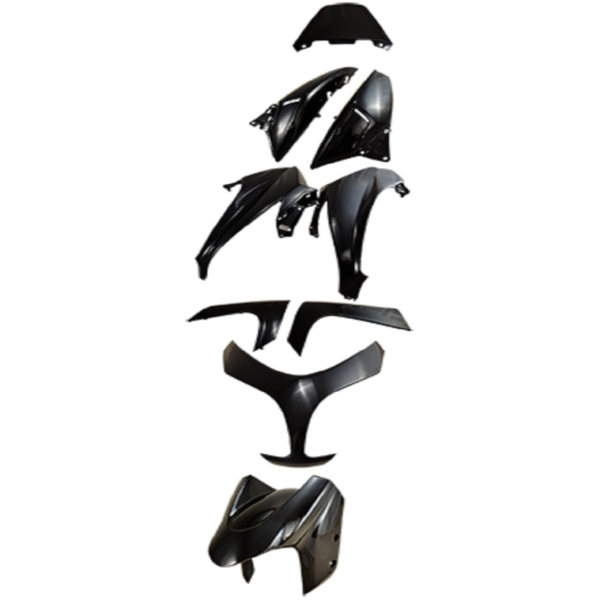 fairing parts kit 9-piece black for Yamaha T-Max 500 2008-2011 52403