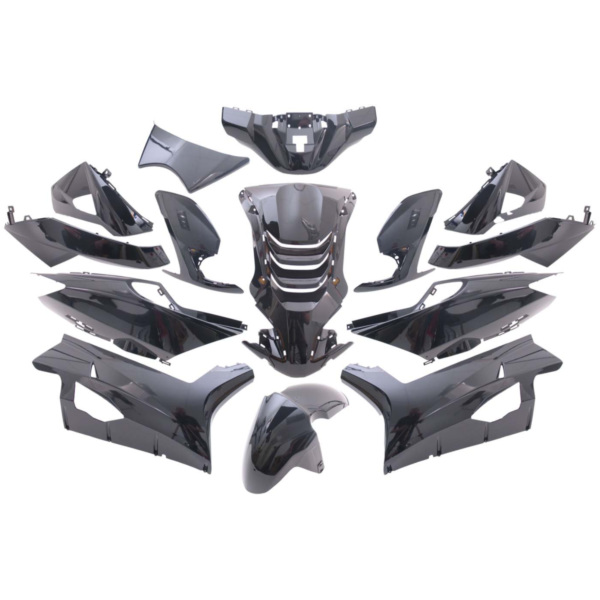 fairing kit EDGE 14-piece black metallic for Peugeot Speedfight 4 52540