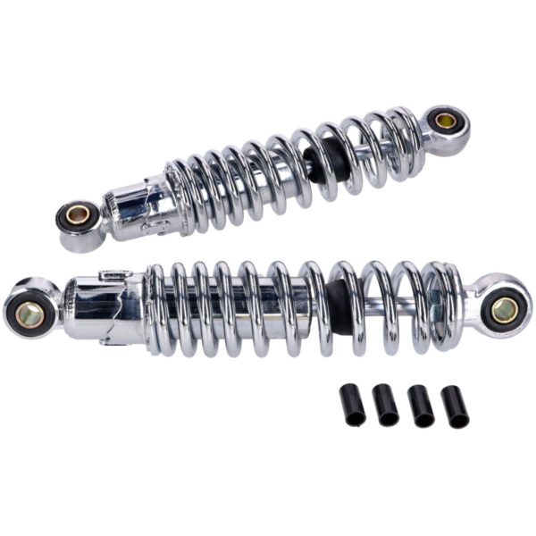 shock absorber set rear 240mm chrome 52583