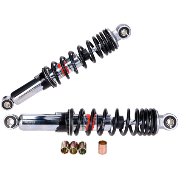 Shock absorber set YSS black chrome 300mm for Puch Maxi, Tomos 53608