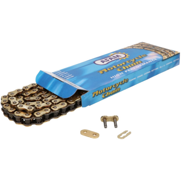 Kette AFAM verstärkt gold - 420 R1-G x 90 AFA420R1-G-90