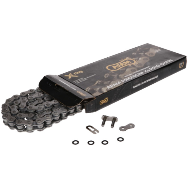 Kette AFAM XS-Ring schwarz - 520 XLR2 x 90 AFA520XLR2-90