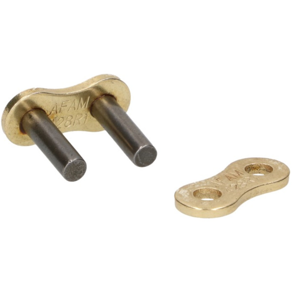 chain master link joint rivet-style AFAM reinforced golden - A428 R1-G AFMRA428R1-G fitting for Kawasaki STX  900  1997, 