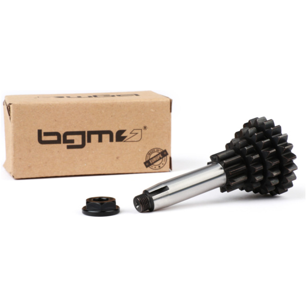 secondary shaft BGM PRO Sport, 10-14-18-21 teeth (shorter fourth gear) for Vespa V50, PV125, ET3, PK50, PK80, PK125 S-XL BGM0182 fitting for Vespa PK  50 V5X3T 1994, 2,7 PS, 2 kw