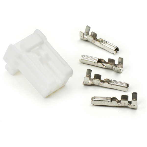 Stecker für Kabelbaum BGM PRO, Typ Serie 070 AM, 3 Steckkontakte Buchse für Vespa, Piaggio, Gilera BGM0703FPL