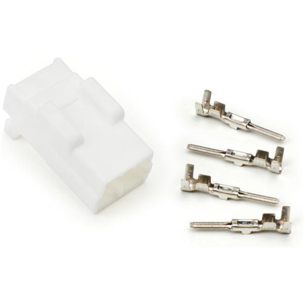 Stecker für Kabelbaum BGM PRO, Typ Serie 070 AM, 3 Steckkontakte Stecker für Vespa, Piaggio, Gilera BGM0703MPL