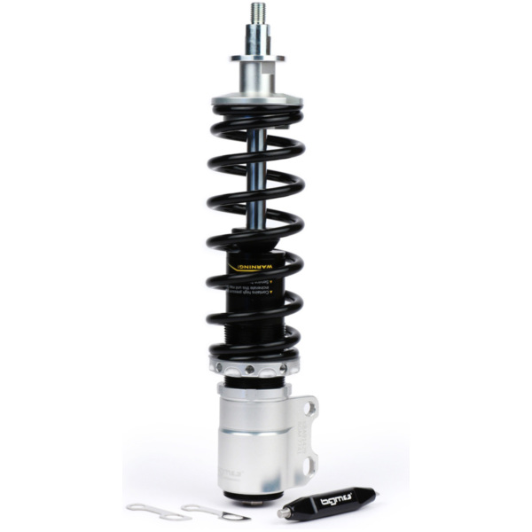 Stoßdämpfer vorne BGM PRO SC/F1 SPORT, 240mm, schwarz/silbern für Vespa PX80, PX125, PX150, PX200, T5 125cc BGM7741BS