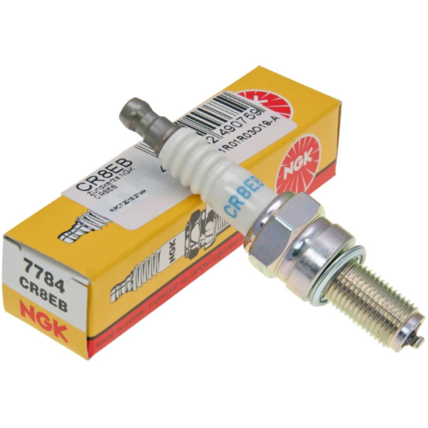 spark plug NGK CR8EB CR8EB fitting for Piaggio Beverly  400 M34300 2007, 33,3 PS, 24,5 kw