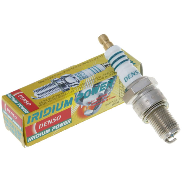 spark plug DENSO IW24 Iridium Power (alt. BR8EIX) DS-IW24 fitting for Aprilia SR Racing 125 PXA00 2000, 13,3 PS, 9,8 kw