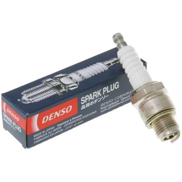 spark plug DENSO W20FS-U (B6HS) DS-W20FS-U fitting for Vespa PK E-Starter 50 V5X3T 1993, 2,7 PS, 2 kw