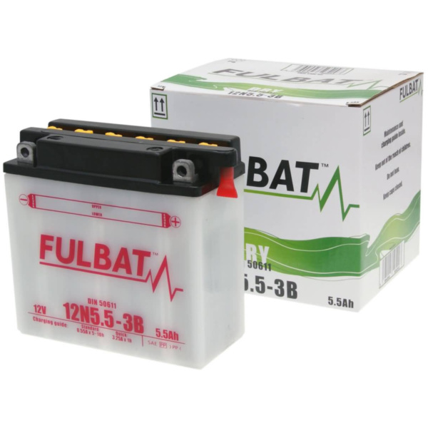 battery Fulbat 12N5.5-3B DRY incl. acid pack FB550529