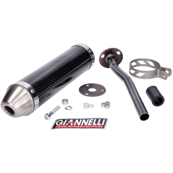 muffler Giannelli carbon for Yamaha DT 50 R 98-03, MBK X-Limit 98-03 GI-34637HF