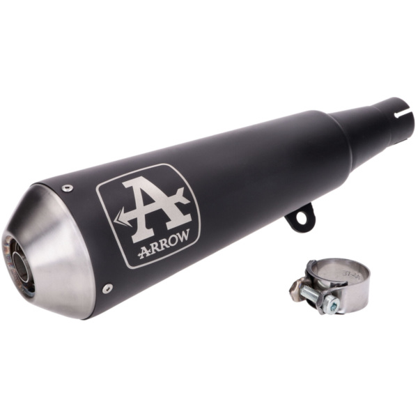 exhaust system Arrow Pro-Race stainless steel black for Brixton BX, Felsberg 125XC Euro4 2019- GI-71899PRN