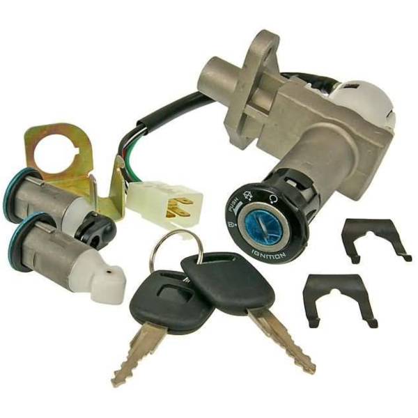 key switch lock set complete - version 1 for China Scooter GY6 125/150cc GY16728