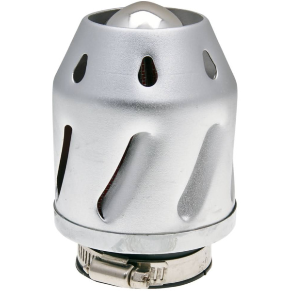Lufi Luftfilter Grenade silber gerade 42/48mm Anschluss (inkl. Adapter) IP32236