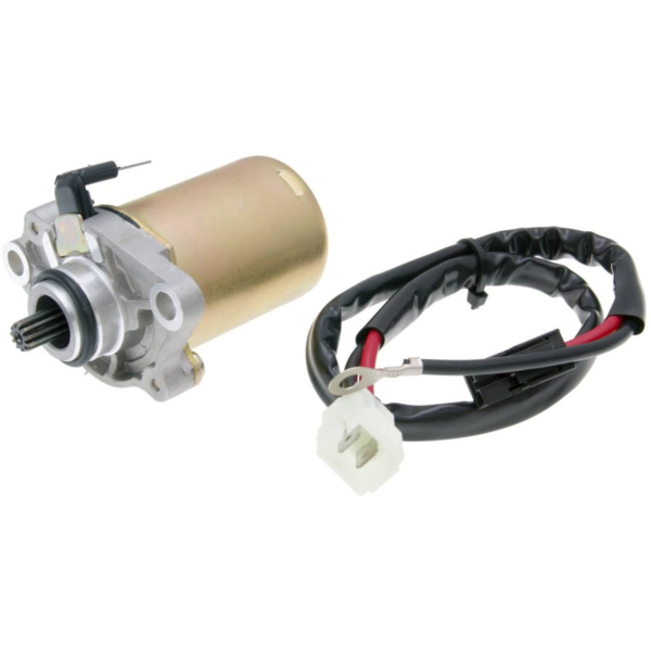 Starter Anlassermotor für Piaggio, Gilera, Derbi, Kymco, Aprilia & Peugeot 50ccm 2T / 11 Zähne IP33165 passend für Peugeot Buxy  50 VGA 427 1996, 5 PS, 3,7 kw