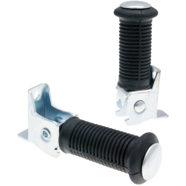 Fußrasten Satz Sozius für Simson S50, S51, S53, S70, S80, S83, Schwalbe IP34912
