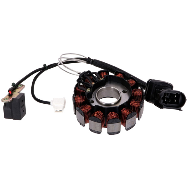 Ankerplatte Spule Lichtmaschine Stator für Aprilia, Gilera, Derbi, Piaggio, Vespa 125ccm, 200ccm IP40140