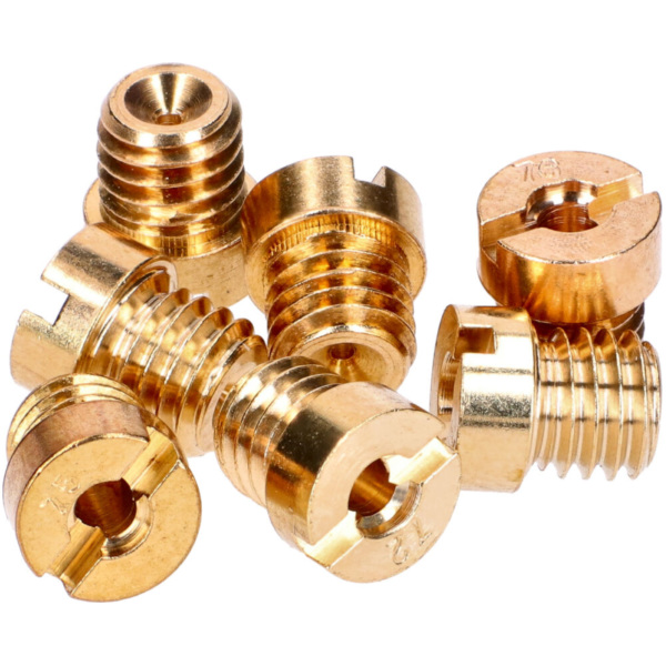 Vergaser Hauptdüsen Set 7-teilig M5 72-80 für BVF-Vergaser für Simson S51, S53, S70, S83, SR50, SR80, KR51/2, M531, M541, M741 I