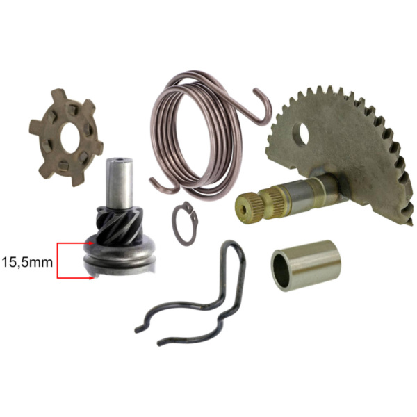 kickstart repair kit 15.5mm for Peugeot 50cc vertical KIT.A.49458 fitting for Peugeot Speedake  50 FE053-DE 2000, 