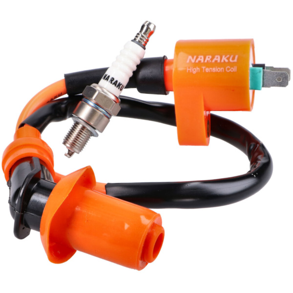 Zündung Upgrade Kit Naraku Zündspule und Zündkerze Iridium für GY6 139QMB KIT.E.44137
