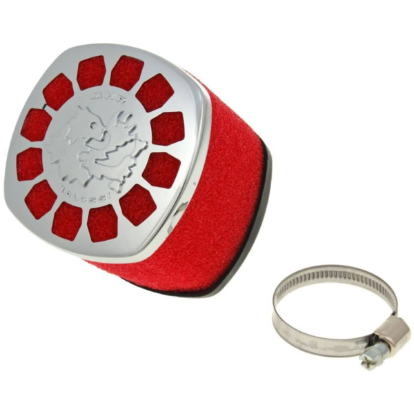 Lufi Luftfilter Malossi Red Filter E14 32mm gerade rot-Chrom M.0411450