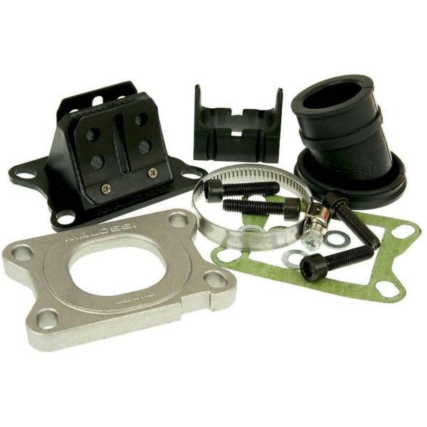intake manifold kit Malossi MHR FKM 21mm for Minarelli AM, Derbi EBE, EBS, D50B0, Generic, CPI M.2013800 fitting for Derbi Senda R 50 SENDA H 1997, 