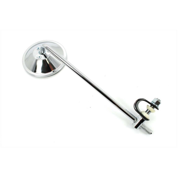 Mirror clamp mirror head approx. 100mm rod 260mm suitable for all 22mm handlebar