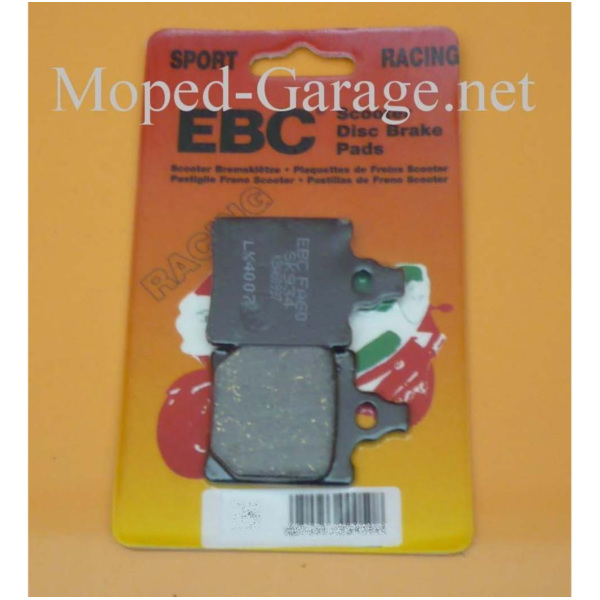 Brake pads Tüv EBC 2 for Zündapp KS 80 Super, Sport Type 530, for: Kreidler, Her