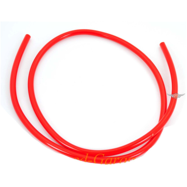 Fuel hose neon 1 meter neon red 5-6mm for Zündapp, Kreidler, Hercules, Puch, Simson moped, moped MG00007128