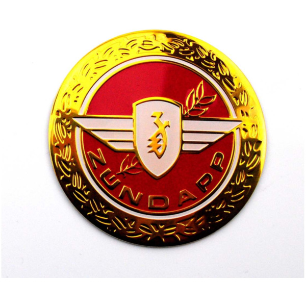 Tank emblem red diameter approx. 64mm for M 25 50 Bergsteiger, R scooter, GTS 50, C Sport, Super, KS 80, 100, ZD, ZL, ZX, ZS, ZE