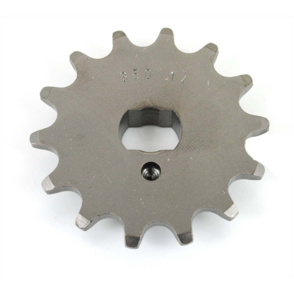 Chain sprocket Esjot 14 teeth pitch 415 for CS 25, Hai CX C 50 Sport, R scooter, ZL moped moped mokick MG00009137