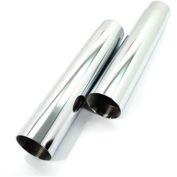 Shock absorber chrome sleeves length 215mm thread approx. 41mm diameter top 38mm outer diameter 43mm for Kreidler Florett Mokick